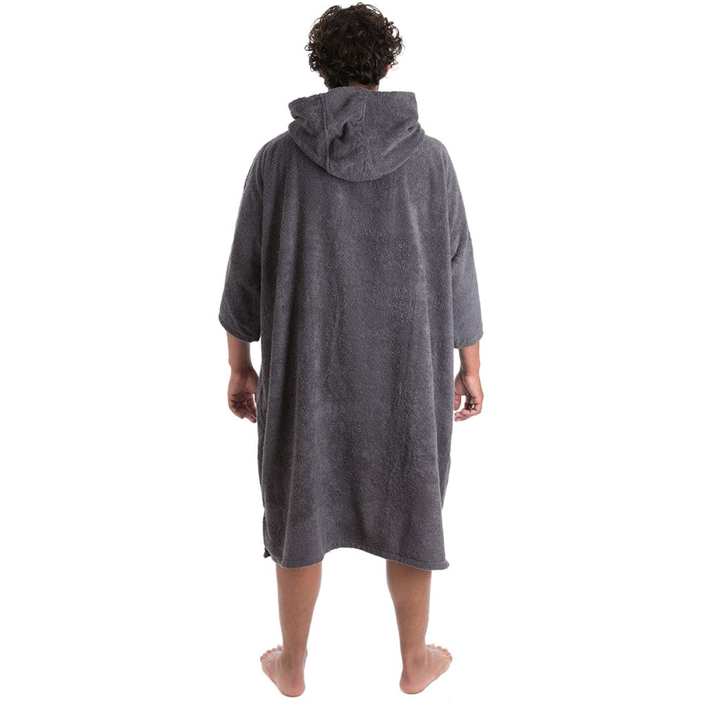 Dry Robe Short Sleeve Towel Robe Slate Large