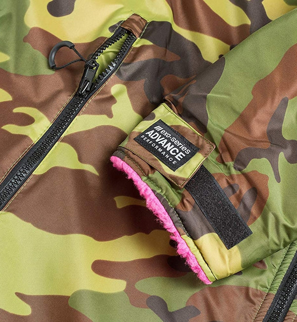 Dryrobe Advance Long Sleeve - Camo Pink Medium