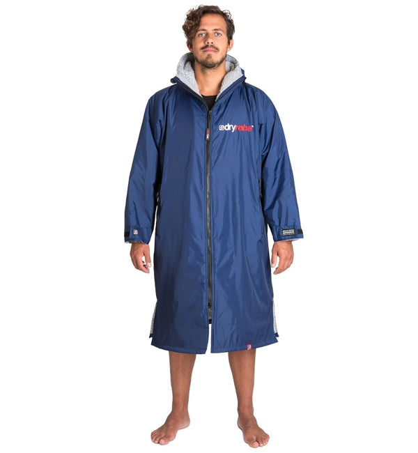 Dryrobe Advance Long Sleeve - Navy Grey Large – Ocean Sports ...