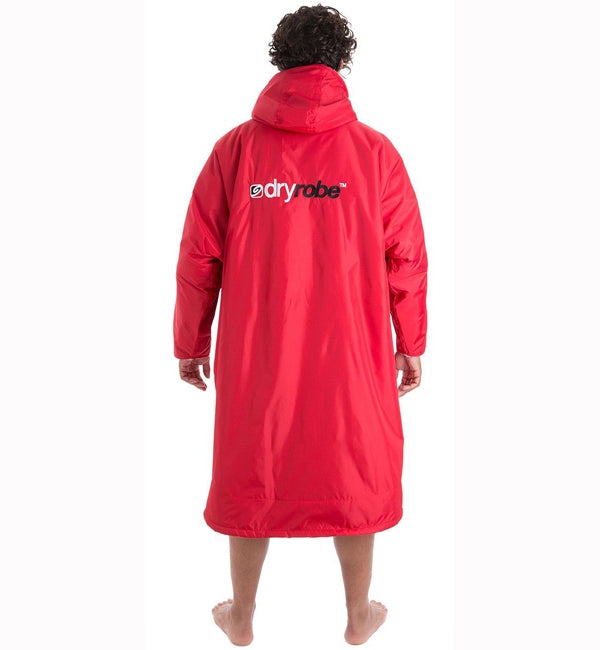 Dryrobe Advance Long Sleeve Large - Red Grey