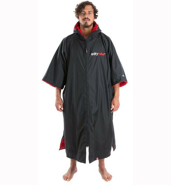 Dryrobe Advance Shortsleeve Medium - Black Red