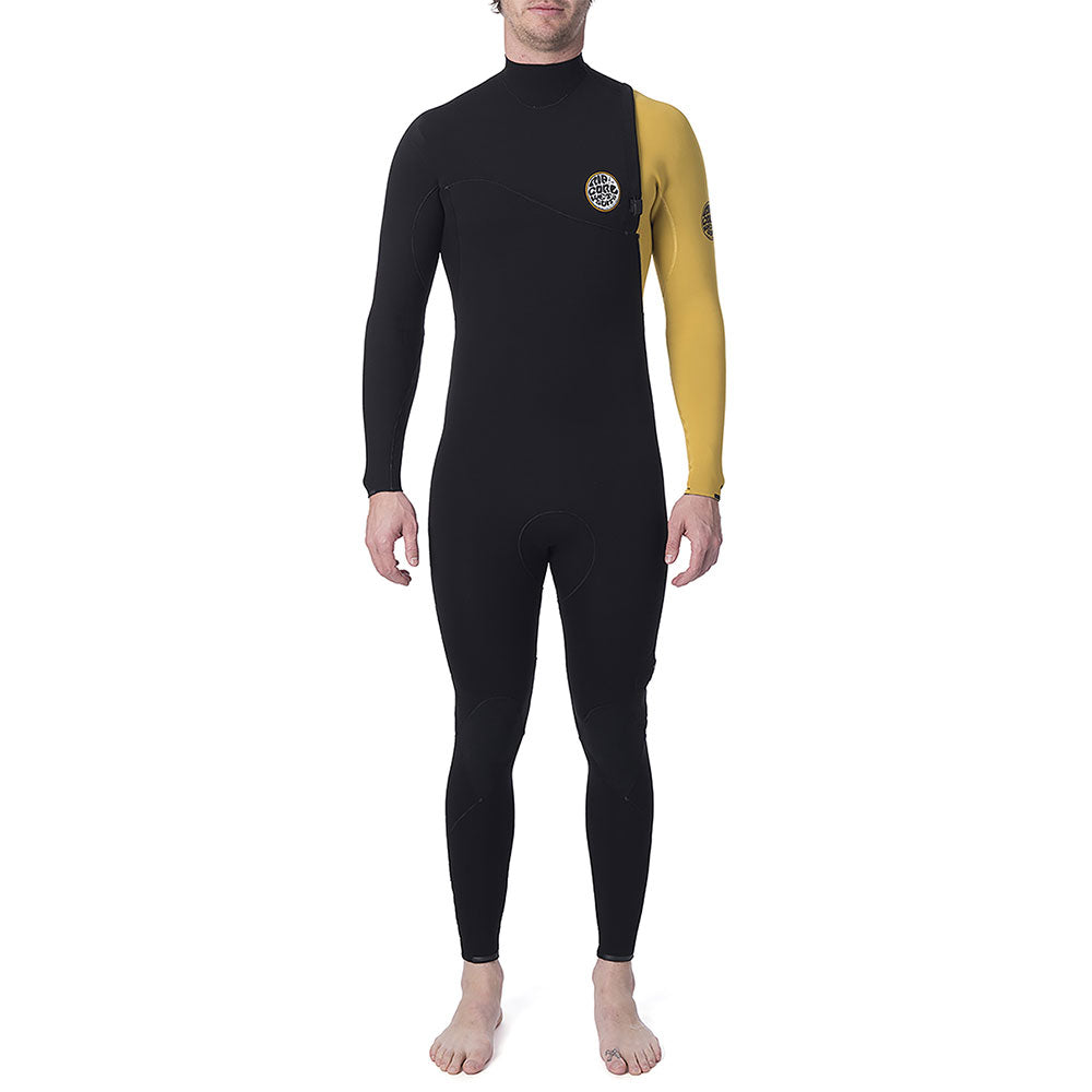 Rip Curl E-Bomb 3/2mm Zip Free Full Wetsuit - Yellow