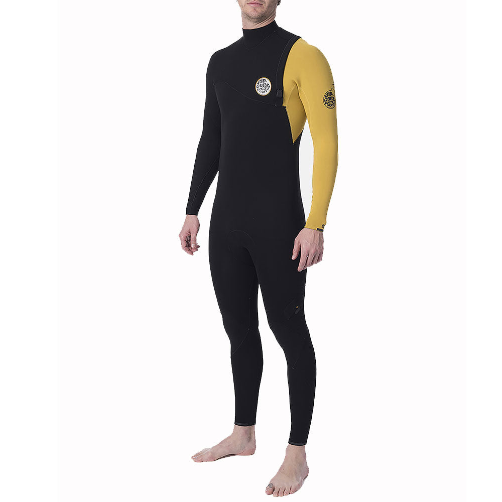 Rip Curl E-Bomb 3/2mm Zip Free Full Wetsuit - Yellow