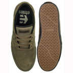 Etnies Barge LS Skate Shoes  - Olive Black Gum