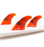 FCS 2 Accelerator Neo Glass Large Tang Gradient Tri Fins