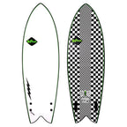 Softech Kyuss Fish 5'8 Checkered Surfboard