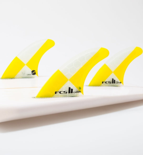 FCS 2 Carver Performance Core Large Tri Surfboard Fin Set
