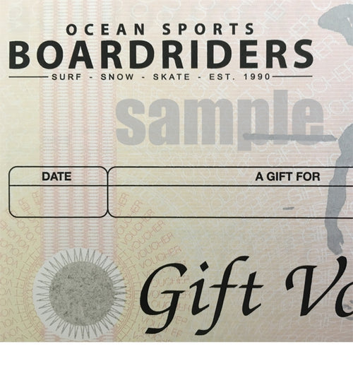 £20 Gift Voucher for Ocean Sports Boardriders Store Brighton