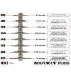 Independent 144 Stage 11 Raw Skateboard Truck - (Single Truck)