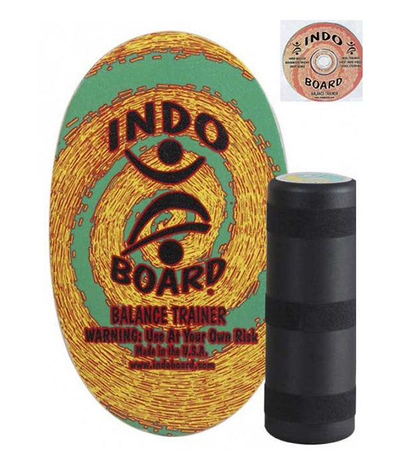 Indo Board Original Rasta Swirl (includes medium roller & DVD)