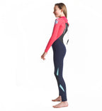 C Skins Junior Legend 4/3 Back Zip Full Wetsuit - Slate Coral