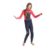 C Skins Junior Legend 4/3 Back Zip Full Wetsuit - Slate Coral