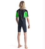 C-Skins Junior Element 3/2 Shortie - Graphite Flo Green