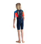 C-Skins Junior Element 3/2 Shortie - Navy Flo Red