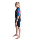 C-Skins Junior Element 3/2 Shortie - Navy Flo Red