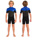 Rip Curl Junior Omega 1.5mm Back Zip Shortie Wetsuit - Blue