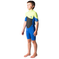 Rip Curl Junior Omega 1.5mm Back Zip Shortie Wetsuit - Lime