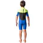 Rip Curl Junior Omega 1.5mm Back Zip Shortie Wetsuit - Lime