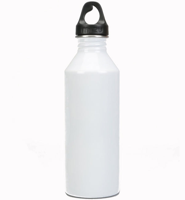 Mizu M8 Water Bottle Glossy White