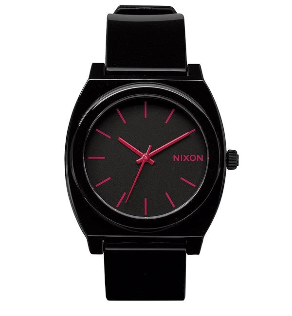 Nixon Time Teller P - Black Bright Pink