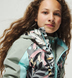 O'Neill Girls Allure Snowboard/Ski Jacket - Green AOP