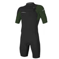 O'Neill Hammer 2mm Chest Zip Shortie  - Black/Dark Olive/Black