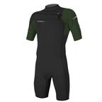 O'Neill Hammer 2mm Chest Zip Shortie  - Black/Dark Olive/Black
