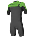 O'Neill Hammer 2mm Chest Zip Shortie - Graphite/Black/Day Glo