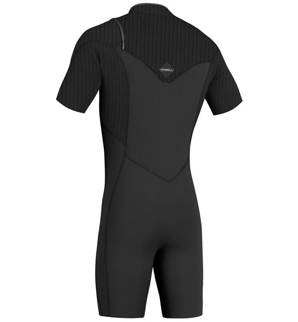 O'Neill Hyperfreak 2mm Chest Zip Shortie Wetsuit  - Black/Black