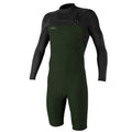 O'Neill Hyperfreak 2mm CZ Long Sleeve Shortie  - Dark Olive/Black