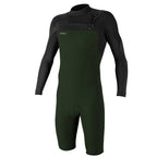 O'Neill Hyperfreak 2mm CZ Long Sleeve Shortie  - Dark Olive/Black