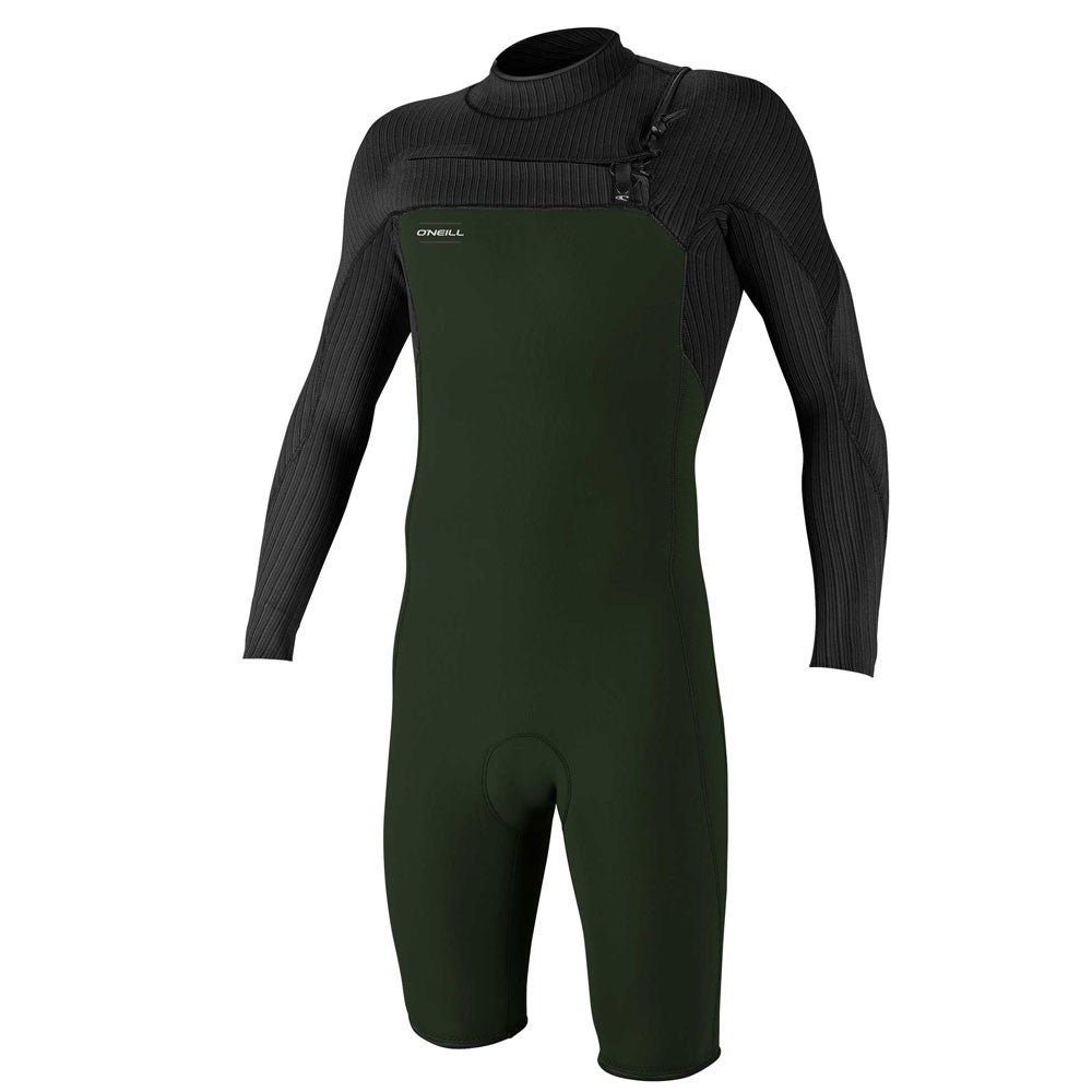 O'Neill Hyperfreak 2mm CZ Long Sleeve Shortie  - Dark Olive/Black