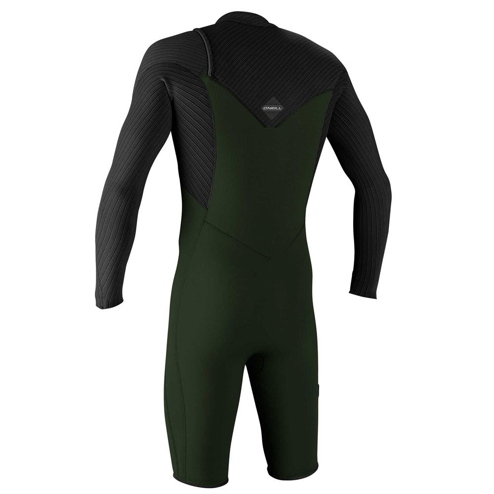 O'Neill Hyperfreak 2mm CZ Long Sleeve Shortie  - Dark Olive/Black