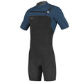 O'Neill Hyperfreak 2mm Chest Zip Shortie Wetsuit -Acid Wash/Abyss