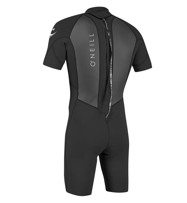 O'Neill Reactor 2 2mm Back Zip Shortie Wetsuit  - Black/Black