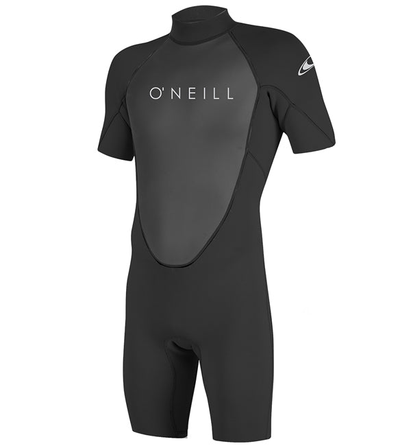 O'Neill Reactor 2 2mm Back Zip Shortie Wetsuit  - Black/Black