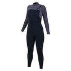 O'Neill Womens Hyperfreak 4/3mm Chest Zip Wetsuit - Abyss/Dusk