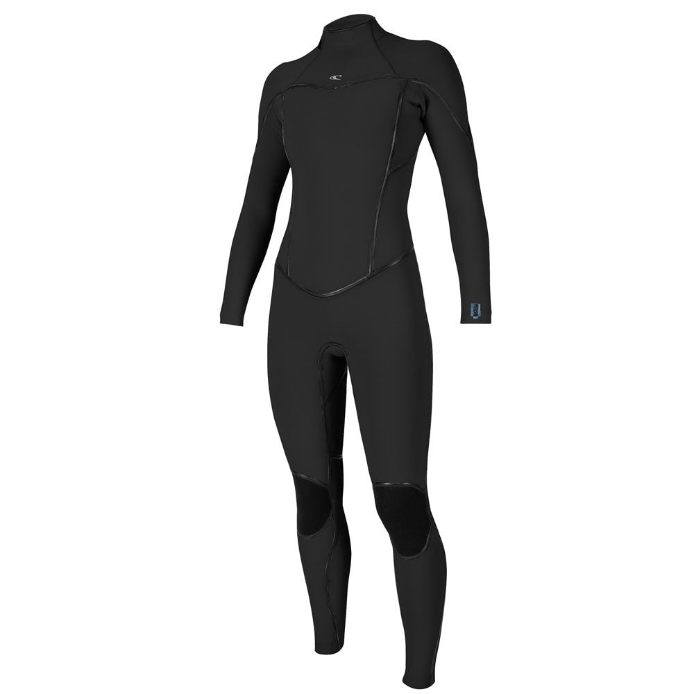 O'Neill Womens Psycho One 4/3mm BZ  Wetsuit  - Black/Black/Black