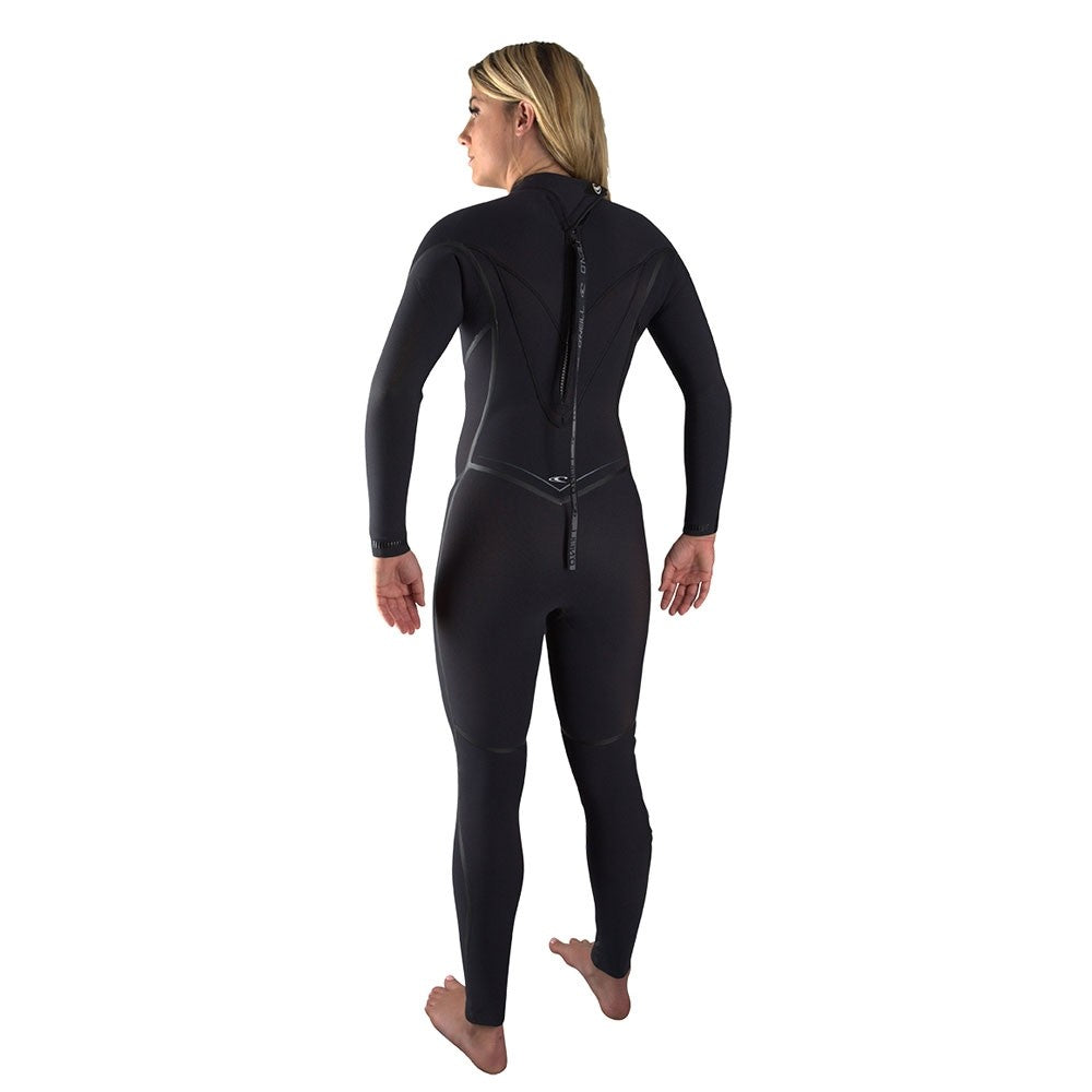 O'Neill Womens Psycho One 4/3mm BZ  Wetsuit  - Black/Black/Black