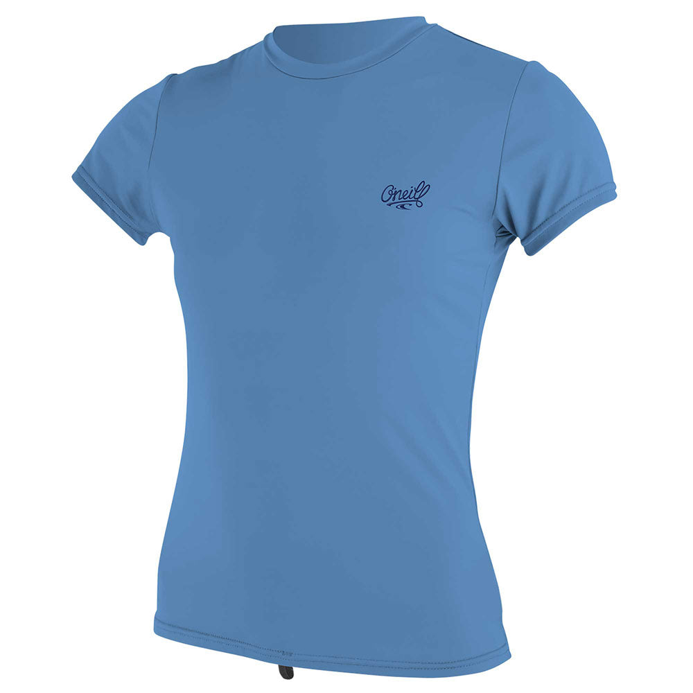 O'Neill Womens Premium Skins Short Sleeve Sun Shirt  - Periwinkle