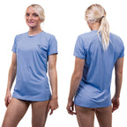 O'Neill Womens Premium Skins Short Sleeve Sun Shirt  - Periwinkle