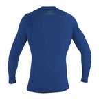 O'Neill Youth Basic Skins Long Sleeve Rash Guard  - Pacific