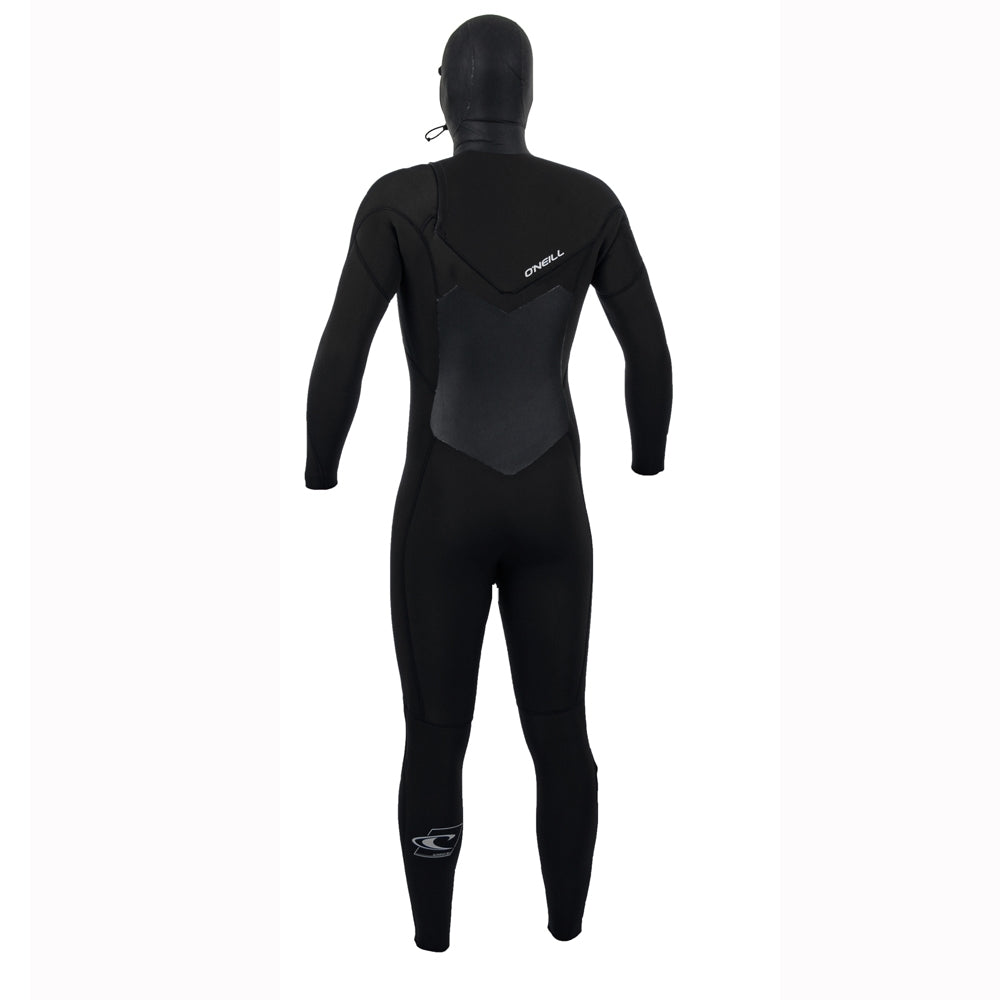 O'Neill Epic 6/5/4mm Chest Zip Wetsuit With Hood - Black/Black