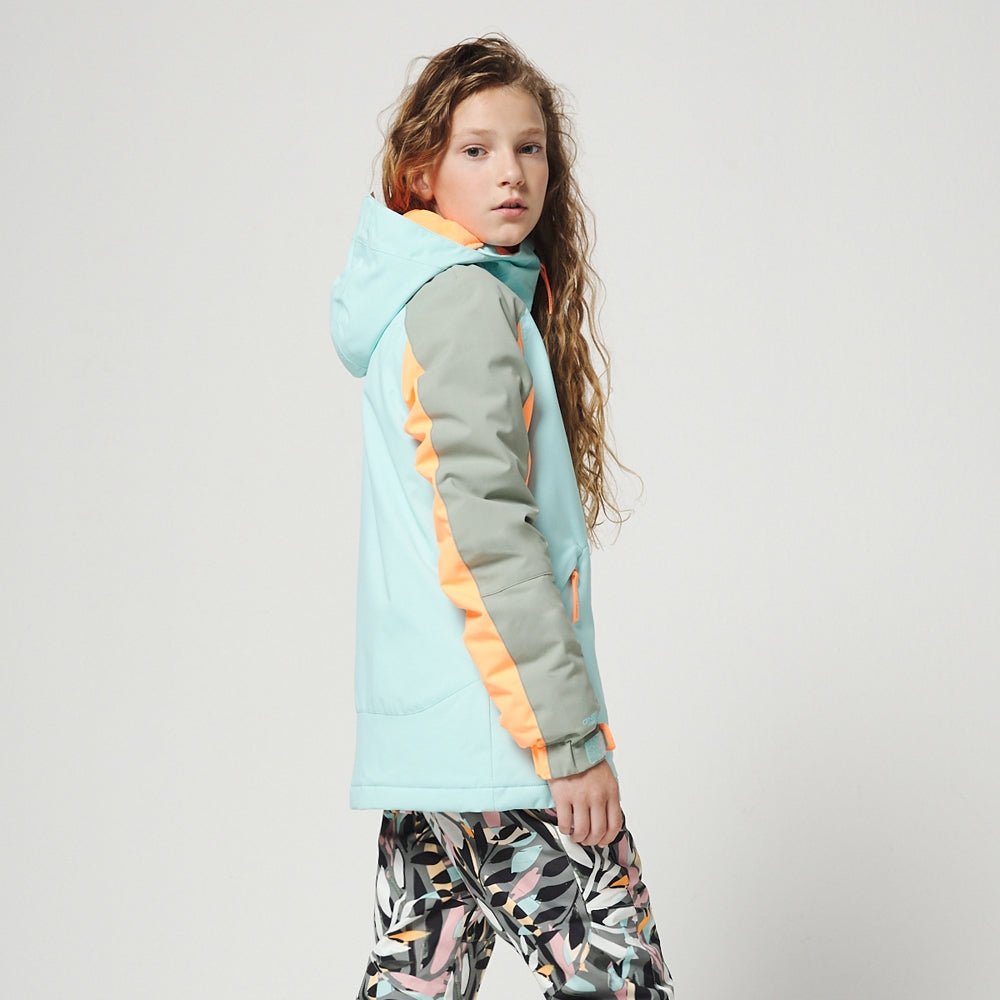 O'Neill Girls Dazzle Snowboard/Ski Jacket - Skylight