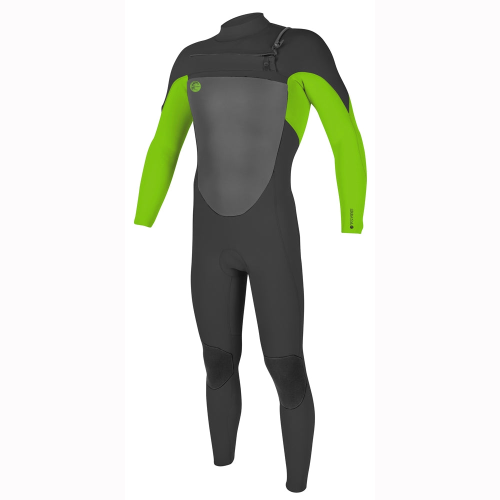 O'Neill O'Riginal 3/2mm Chest Zip Full Wetsuit - Graphite/Day Glo