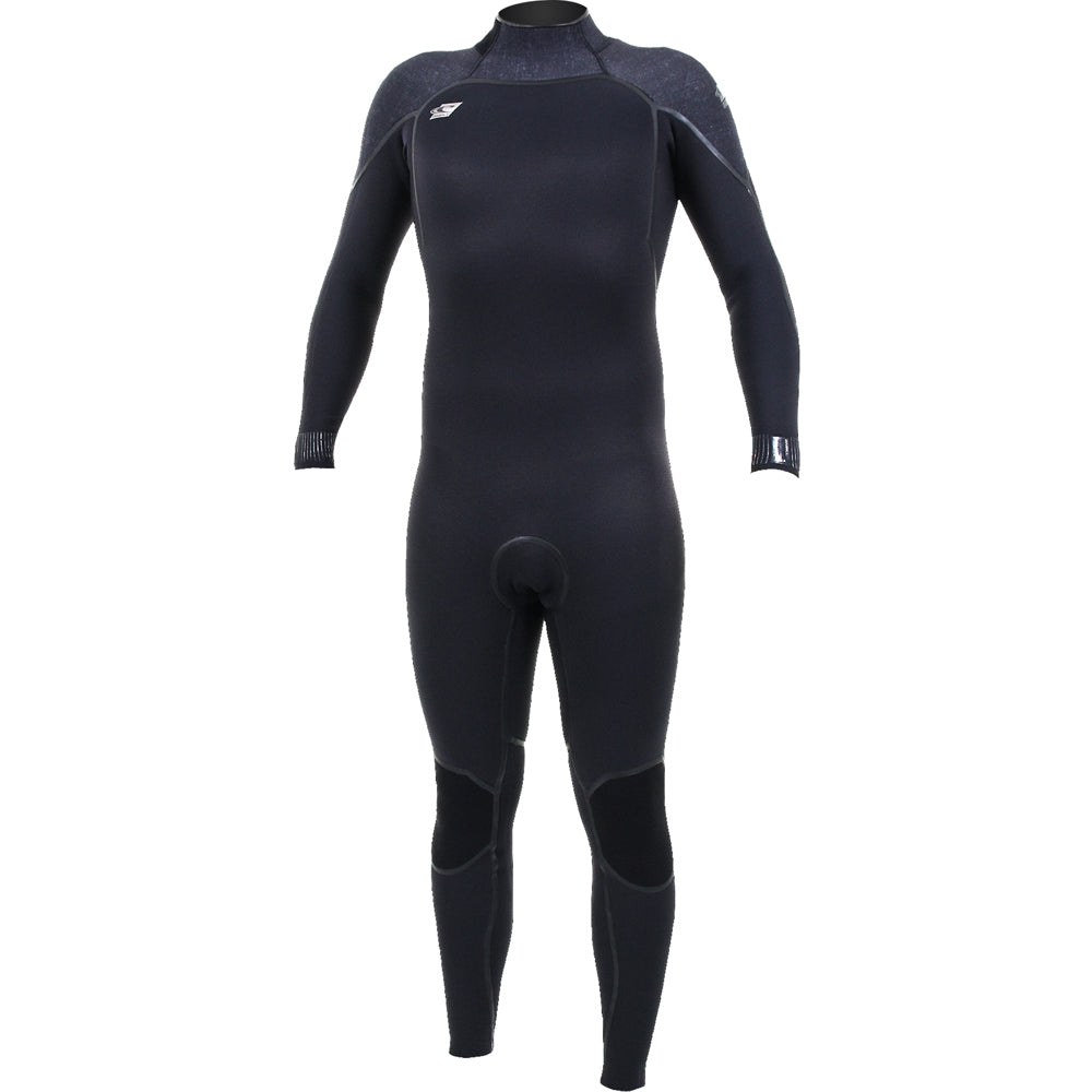 O'Neill Psycho One 5/4mm Back Zip Full Wetsuit  - Black/Acid Wash