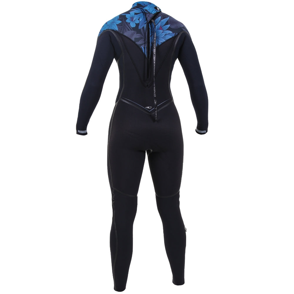 O'Neill Womens Psycho One 5/4mm BZ Winter Wetsuit - Black/Abyss