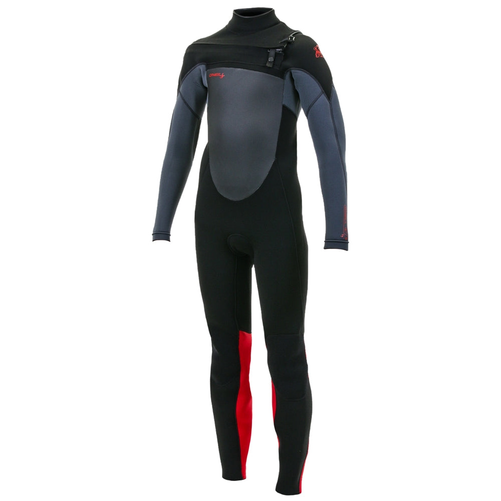 O'Neill Youth Epic 5/4mm Chest Zip Full Wetsuit  - Black/Graphite