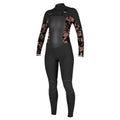 O'Neill Womens Psycho Tech 4/3mm Chest Zip Wetsuit - Black Flow