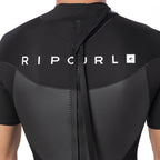 Rip Curl Omega 1.5mm Back Zip Shortie Wetsuit - Black